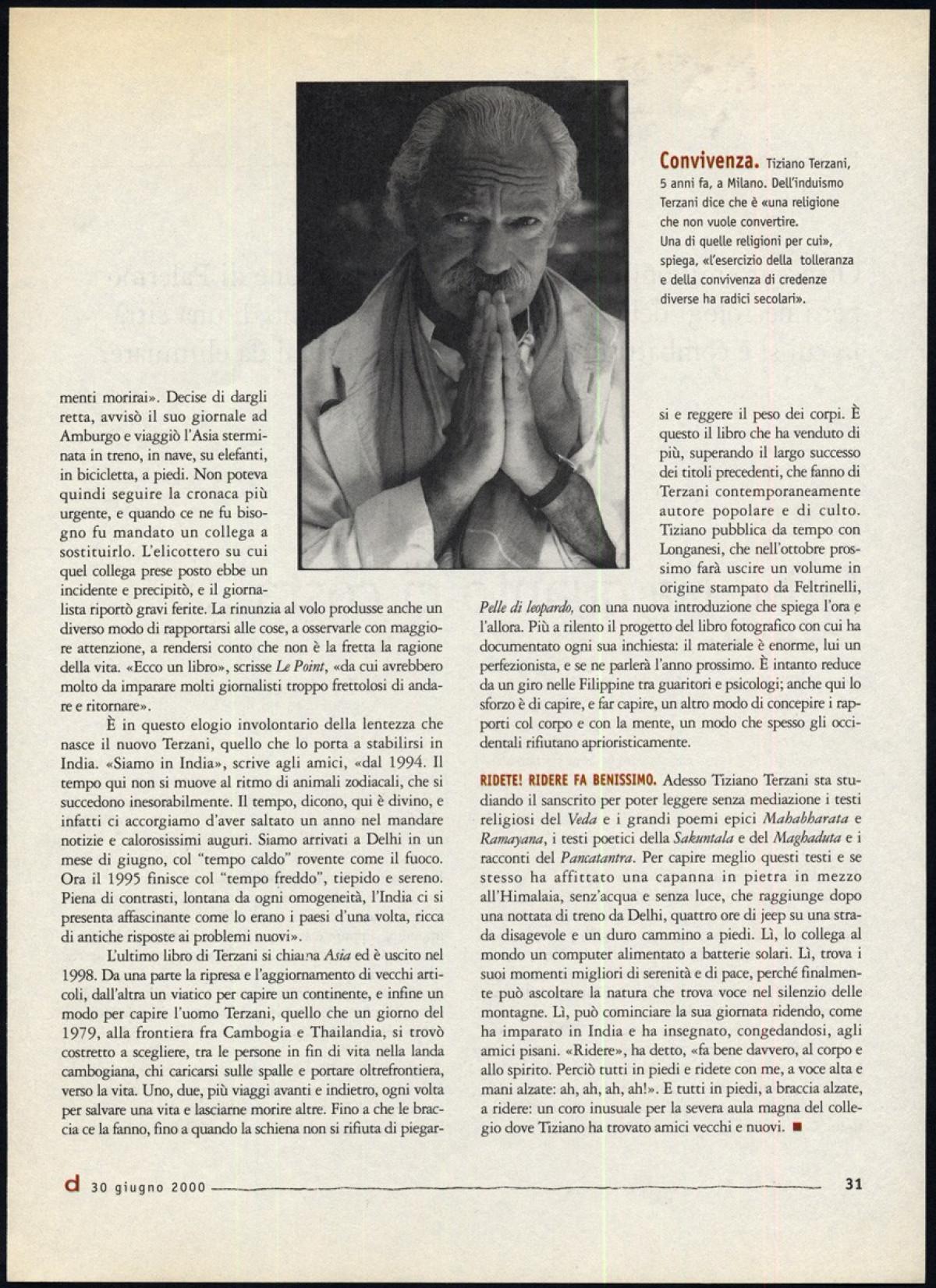 2000 - Tiziano Terzani - Diario